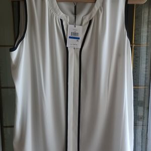 NWT Calvin Klein sleeveless blouse